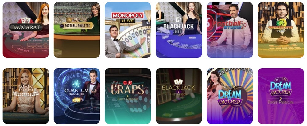 Casumo casino Live Games