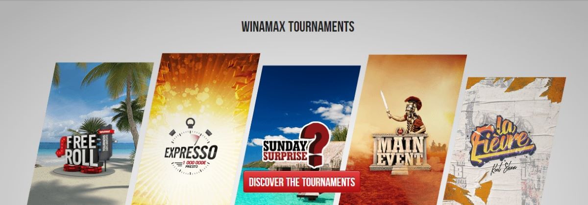 Winnamax Poker Tournaments