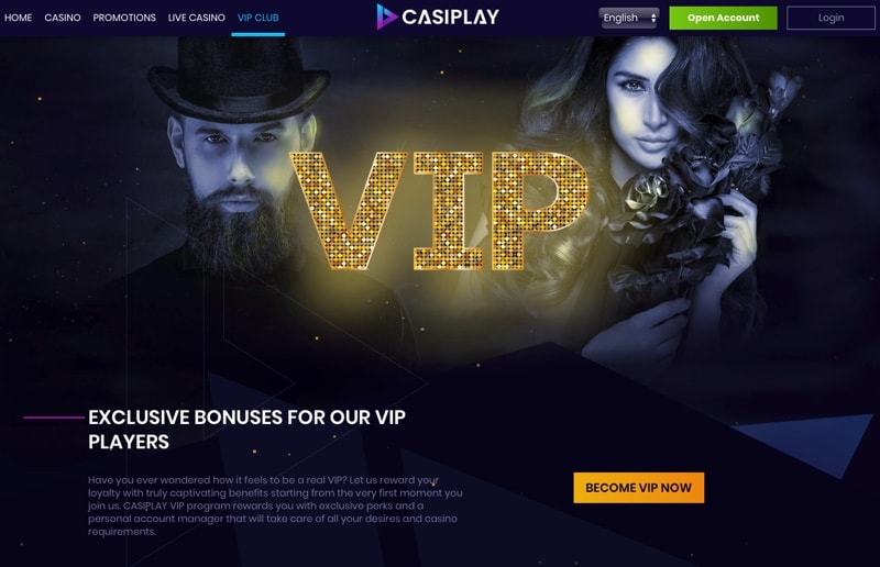 casiplay casino vip program