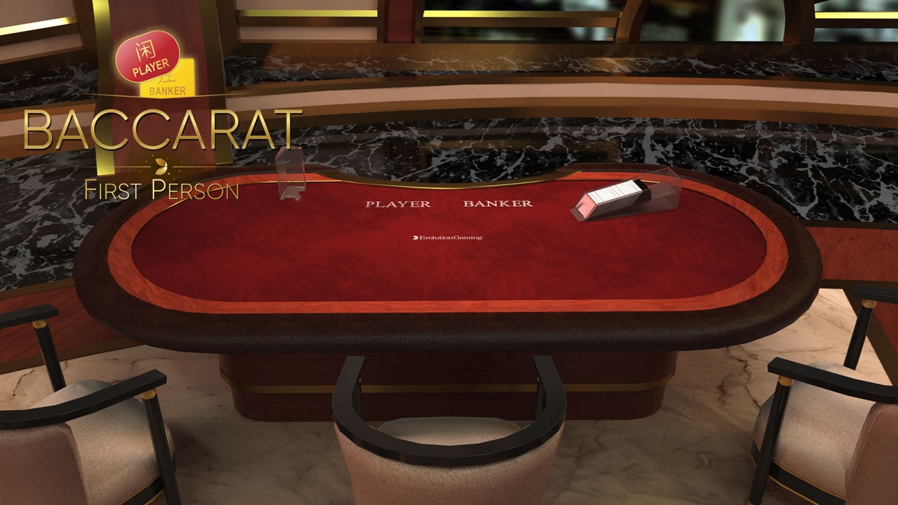 First Person Baccarat - Evolution Gaming