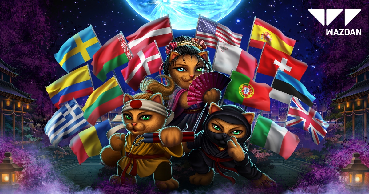 wazdan cats and flags