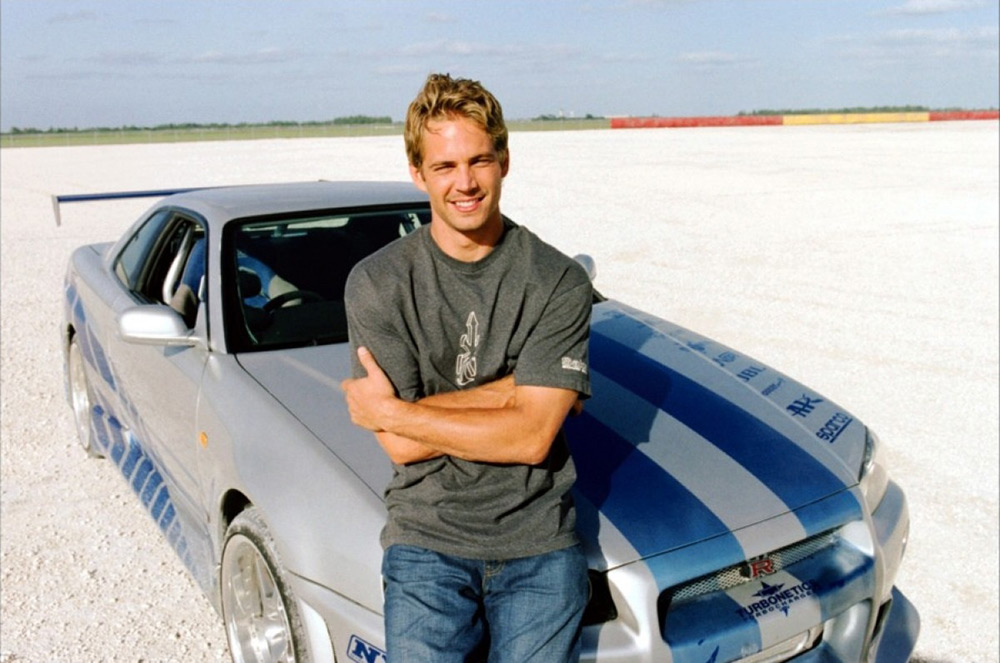 Paul Walker and Skyline GTR-34