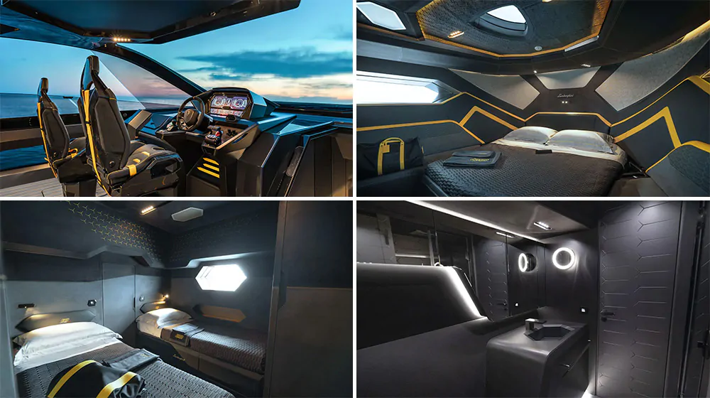 Lamborghini Yacht Interior