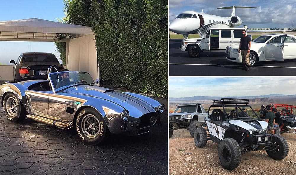 Some of Dan Bilzerian's Cars