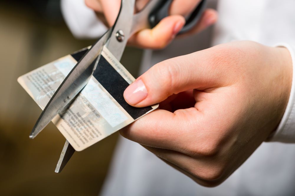 Cut up credit card