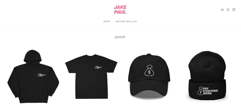 Jake Paul's Merchandise