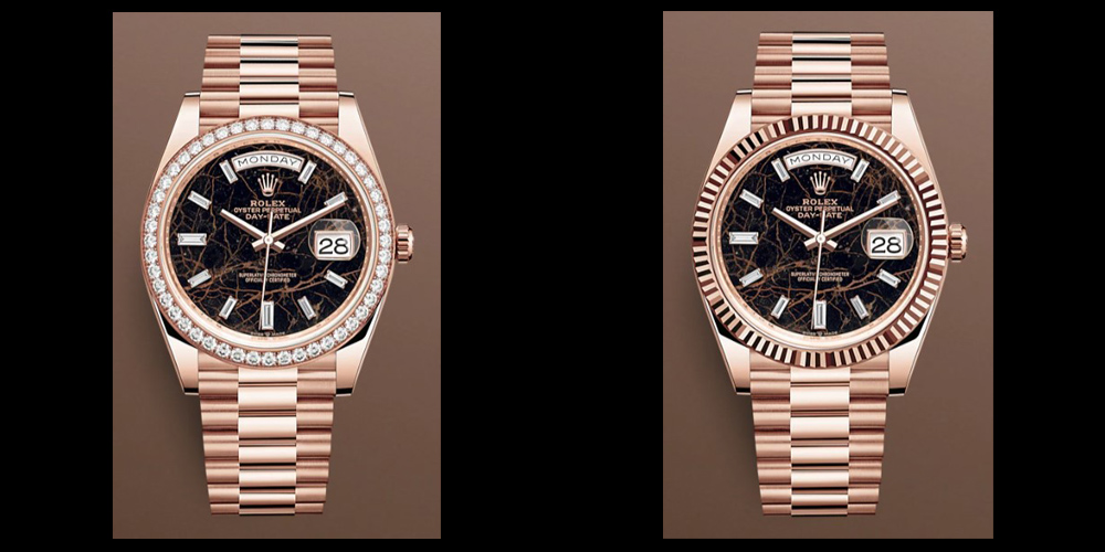Rolex – Presidential Day-Date 40 Oyster – Everose Gold with Diamonds
