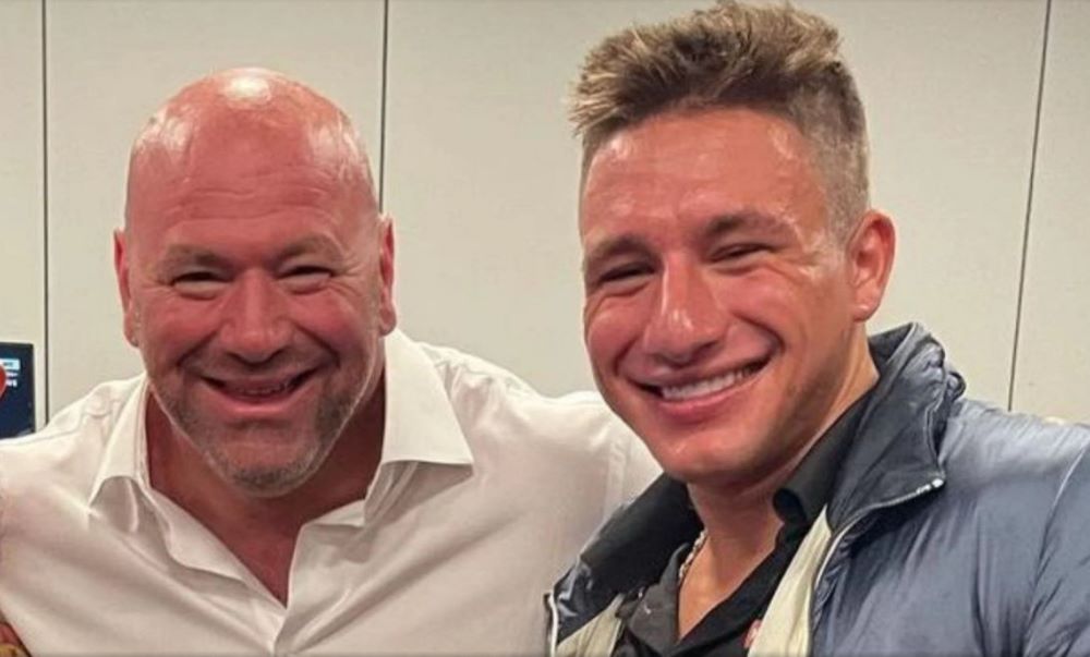 Steve Deleonardis and Dana White