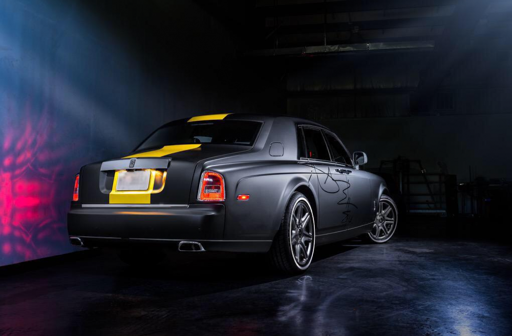 Matt Black Rolls Royce Phantom