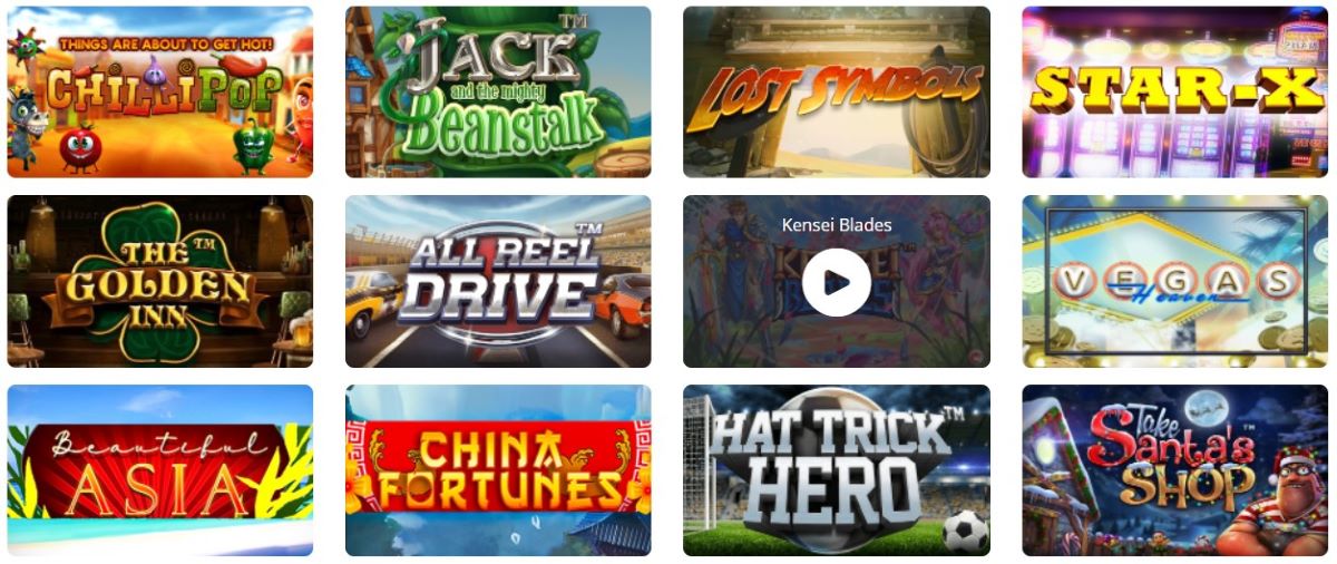 Bigspincasino slot games