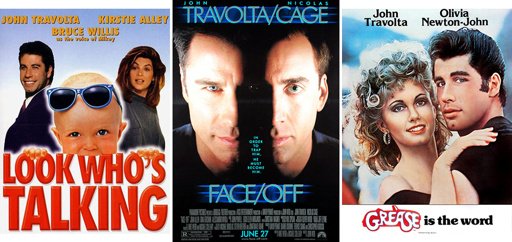 Three John Travolta Movies