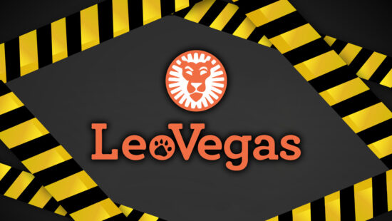 Leo Vegas Logo With Boundary Tape