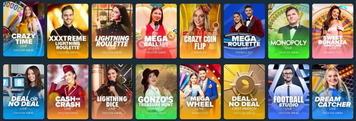 Stake Live Casino Gameshows