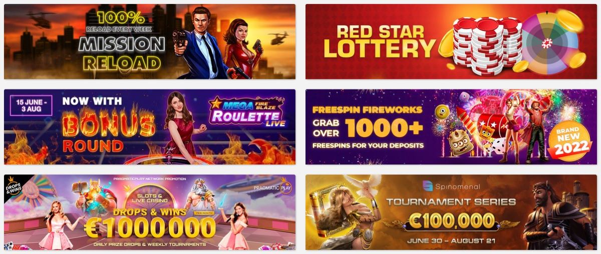 RedStar casino bonuses