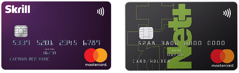 Skrill and Neteller pre-paid cards