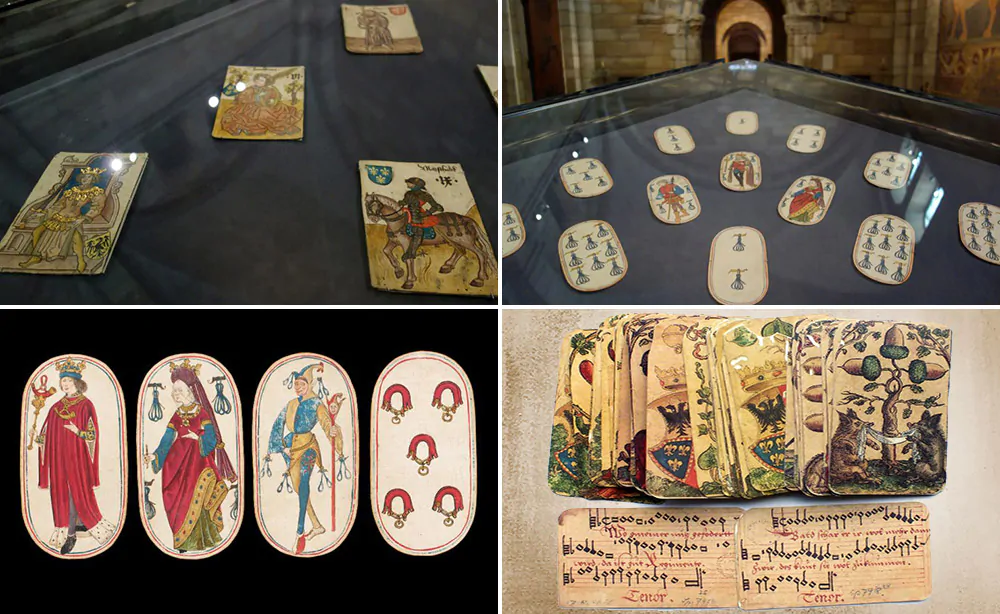 Playing cards from the middle ages