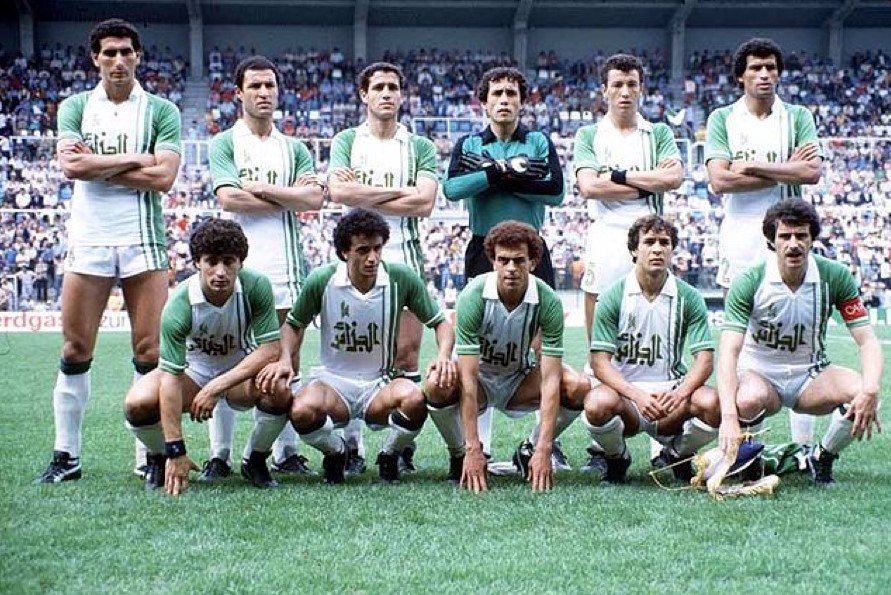 Algerian Football team at the World Cup in 1982