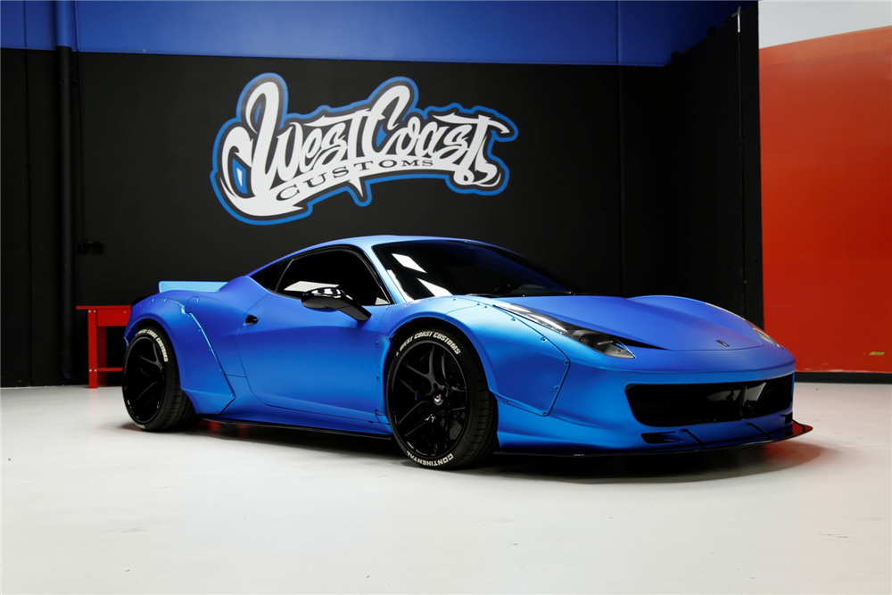 Justin Bieber's Ferrari458 Itali customized by West Coast Customs