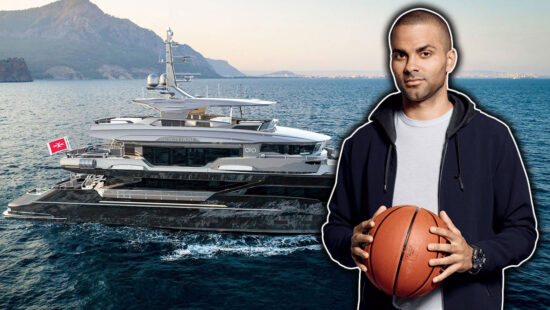 Tony Parker's new yacht