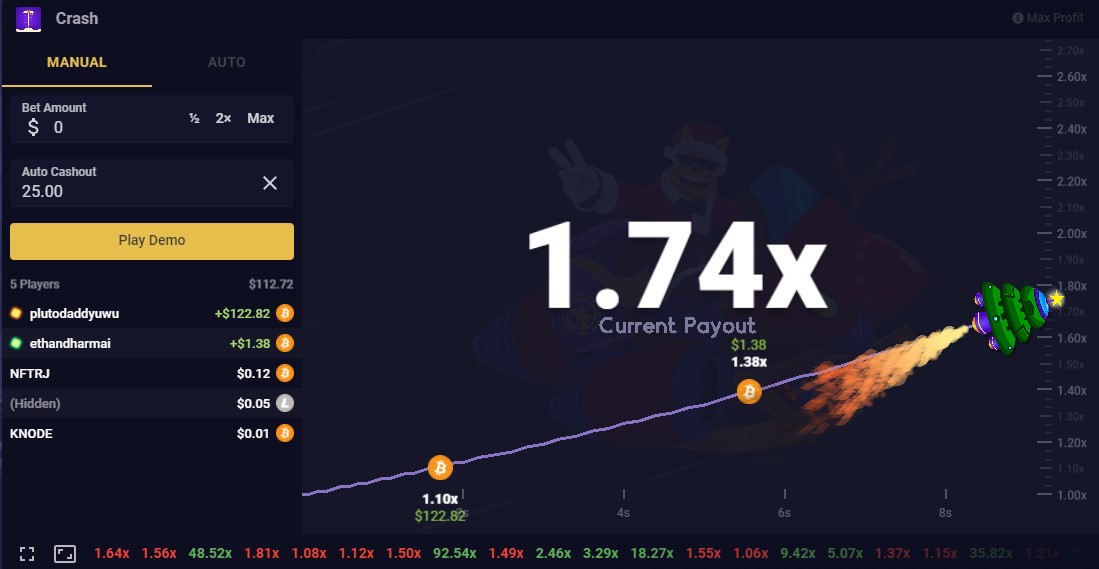 Roobet Crash Game