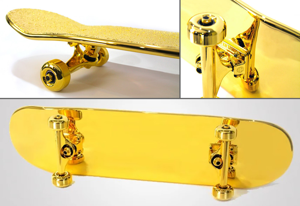 Caters Company Golden Skateboard