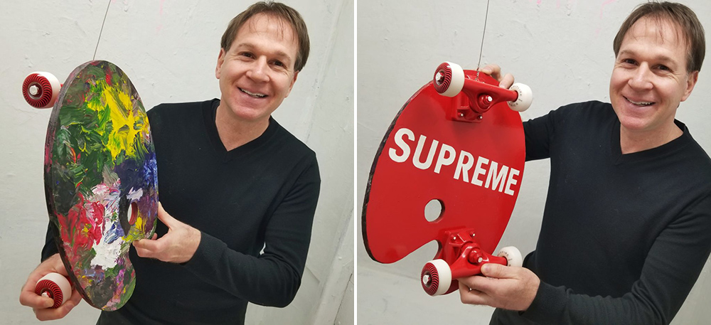 The Supreme Mondi Art Palette Skateboard