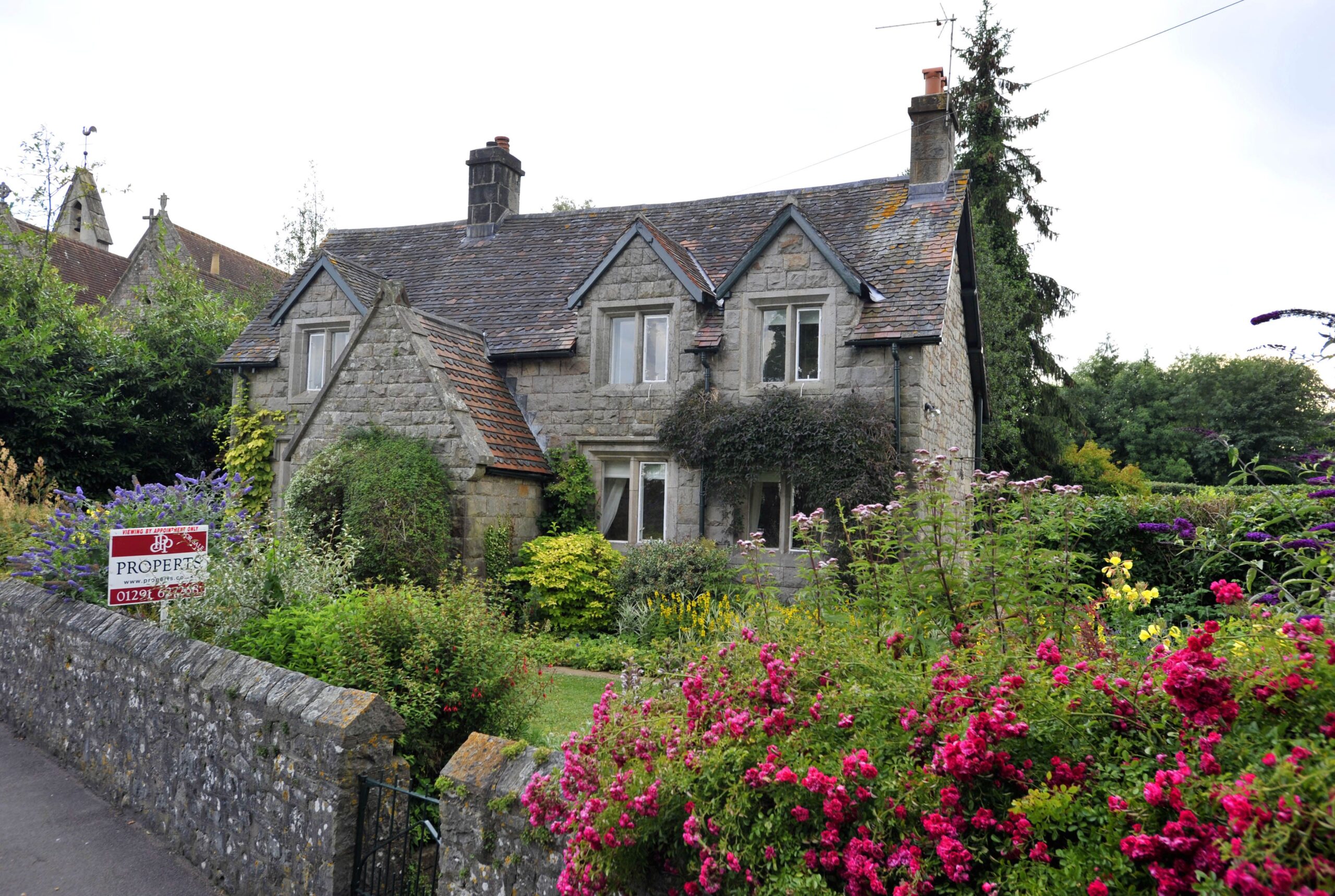 J.K. Rowling's childhood home, Church Cottage at Tutshill, is located in Chepstow