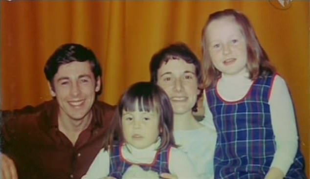 J.K. Rowling as a child posing with her family in old photograph