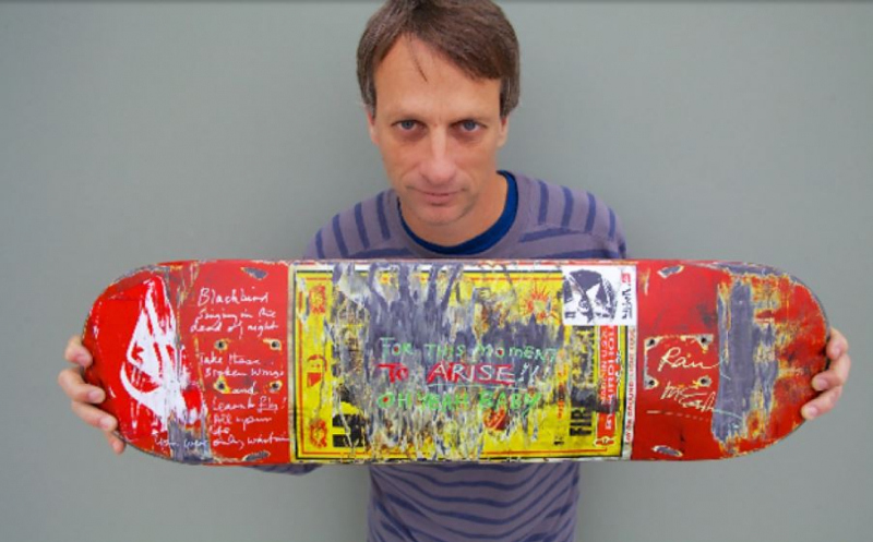 Tony Hawk’s Beatles Blackbird Skateboard