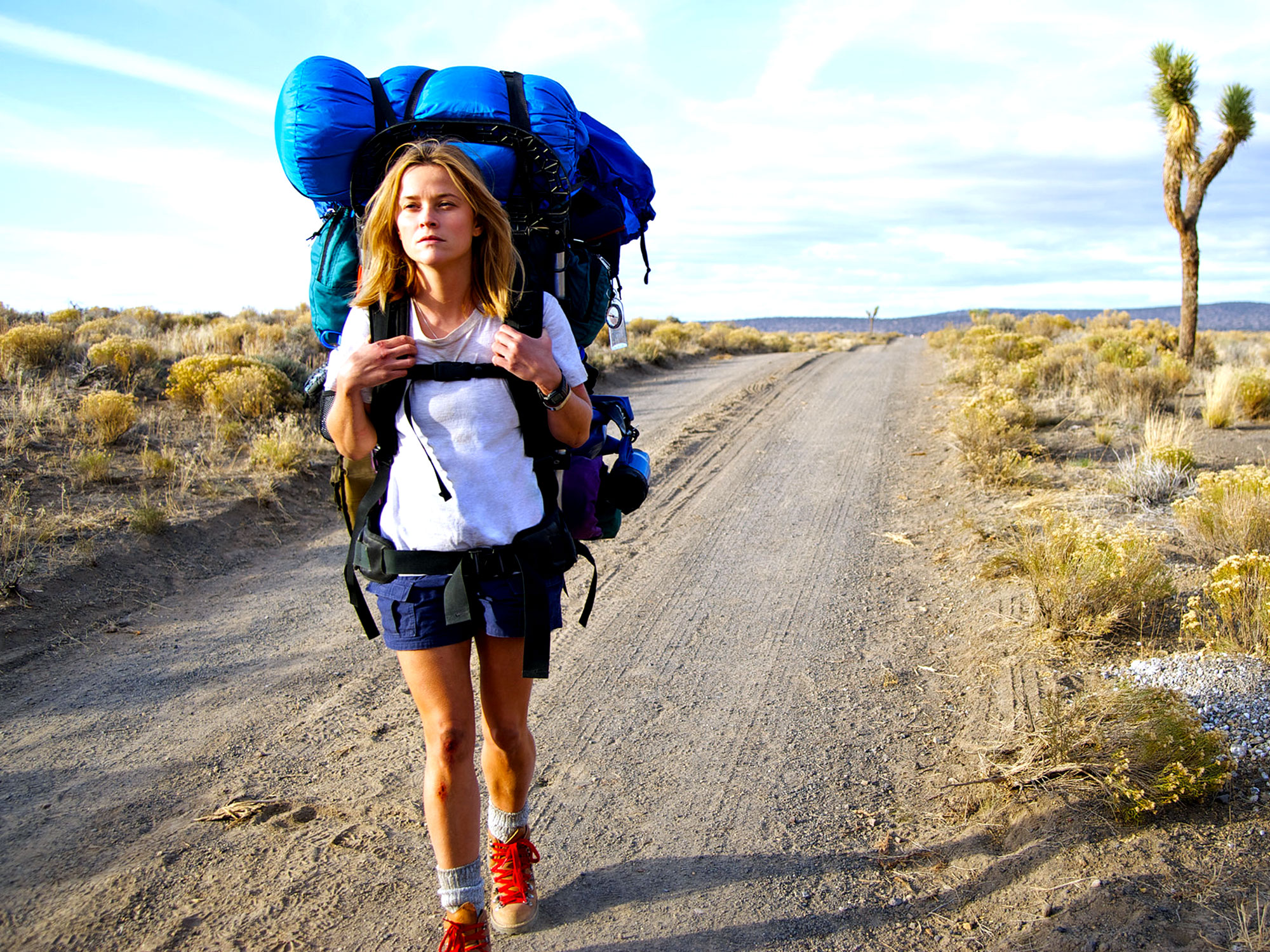 Reese Witherspoon as Cheryl Strayed in the movie Wild