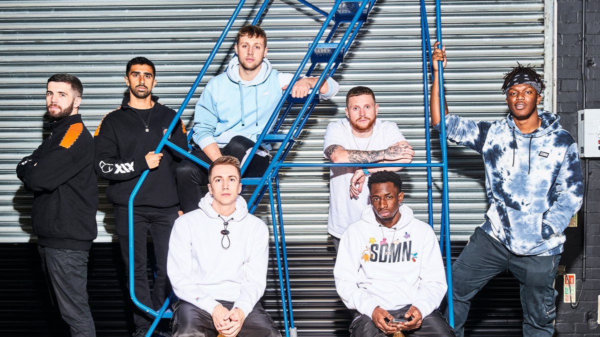 a picture of the famous sidemen, a group of british youtubers who make entertainment content on Youtube. 