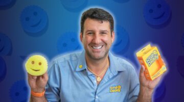 self-made millionaire aaron krause owes his success to his brainchild the scrub daddy, the cleaning sponge that has become a household brand in the USA